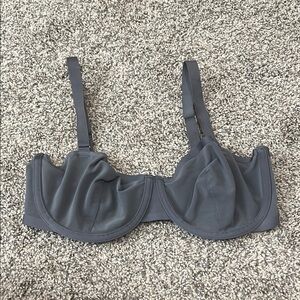 CUUP Gray Balconette Bra with Molded Cups